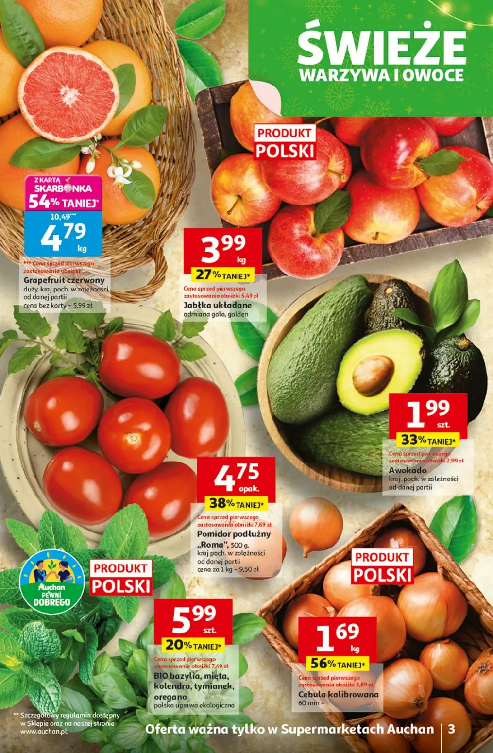 gazetka promocyjna Auchan Supermarket 15000 okazji - Strona 3