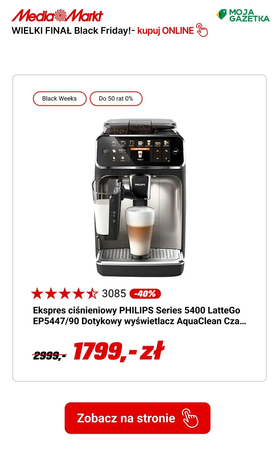 gazetka promocyjna Media Markt WIELKI FINAŁ BLACK WEEKS!! - Strona 2