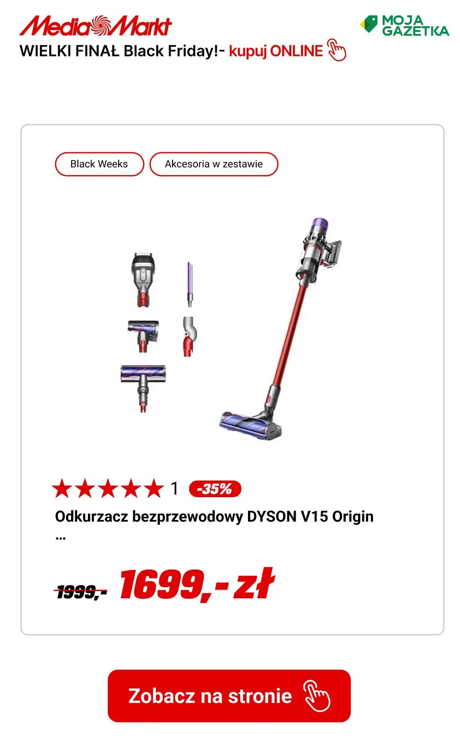 gazetka promocyjna Media Markt WIELKI FINAŁ BLACK WEEKS!! - Strona 6