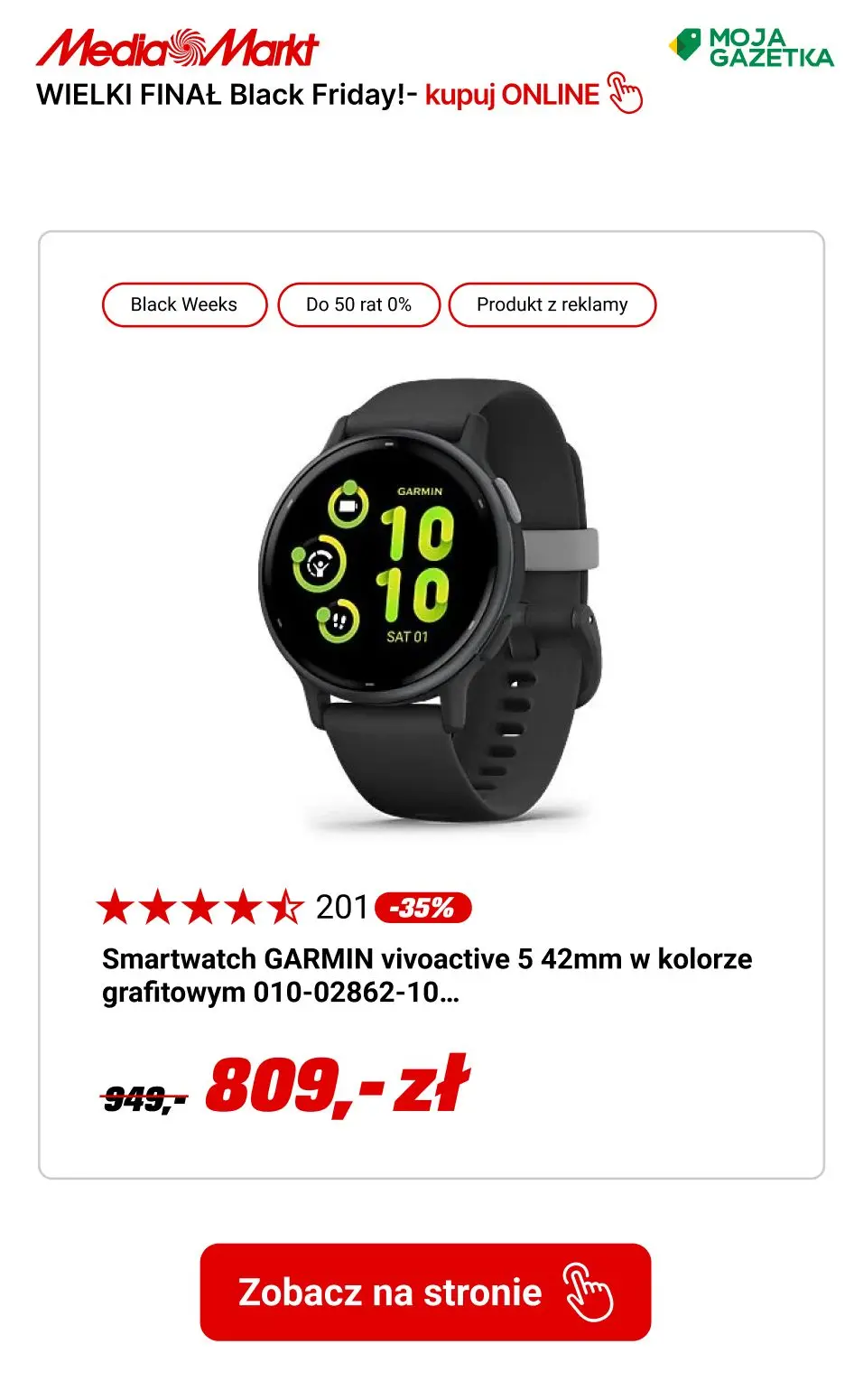 gazetka promocyjna Media Markt WIELKI FINAŁ BLACK WEEKS!! - Strona 7