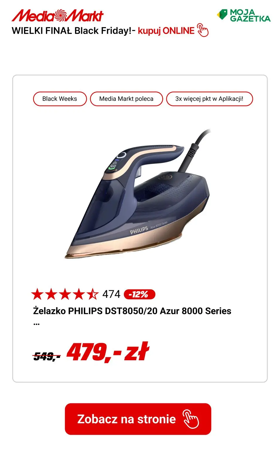 gazetka promocyjna Media Markt WIELKI FINAŁ BLACK WEEKS!! - Strona 10