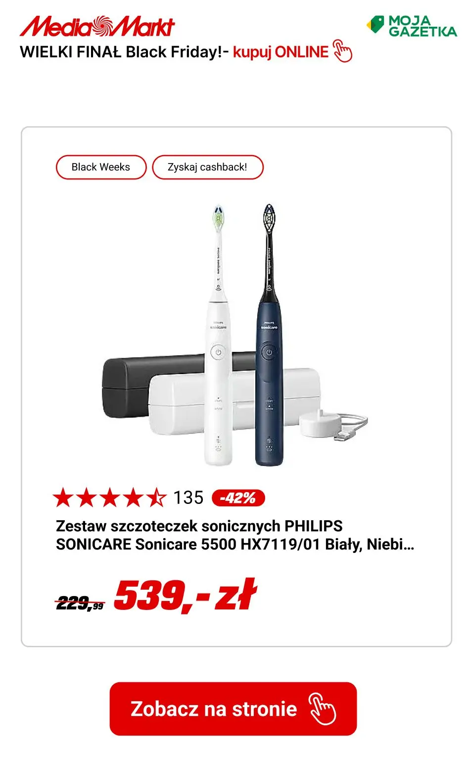gazetka promocyjna Media Markt WIELKI FINAŁ BLACK WEEKS!! - Strona 11
