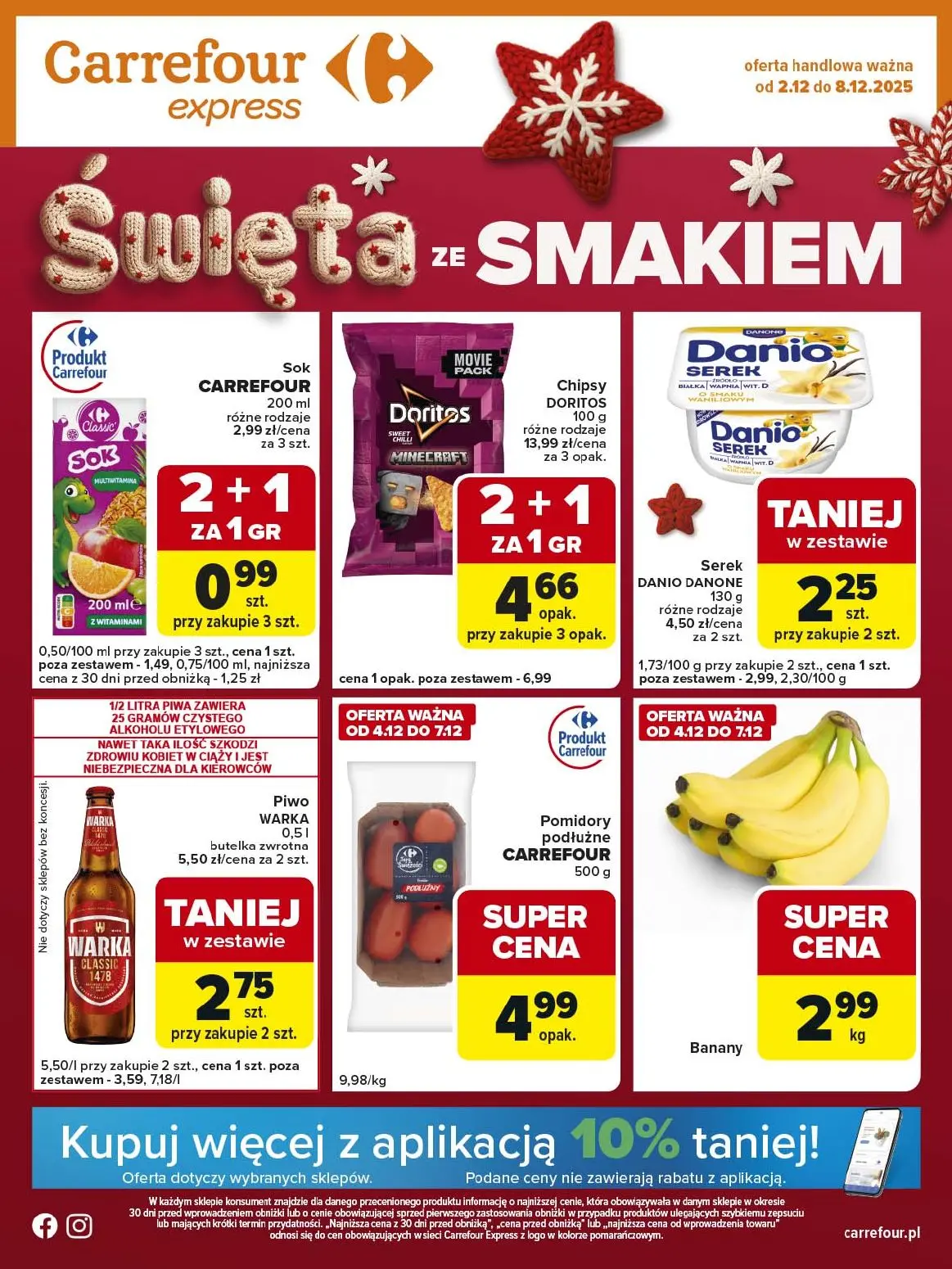 gazetka promocyjna Carrefour Express Święta ze smakiem - Strona 1