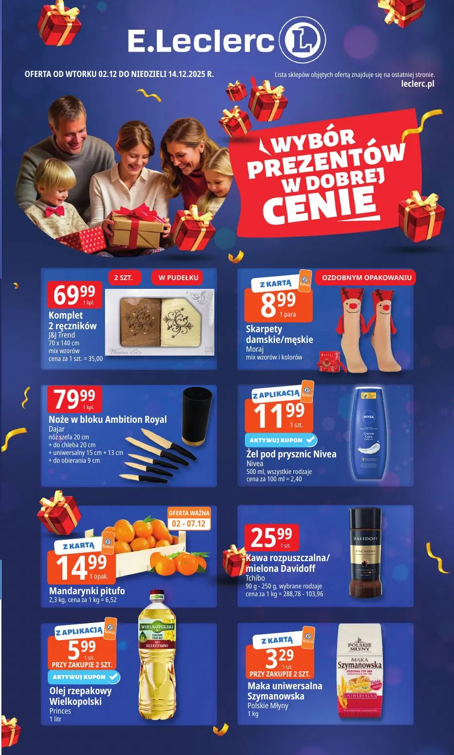 gazetka promocyjna E.Leclerc Wybór prezentów w dobrej cenie - Strona 1