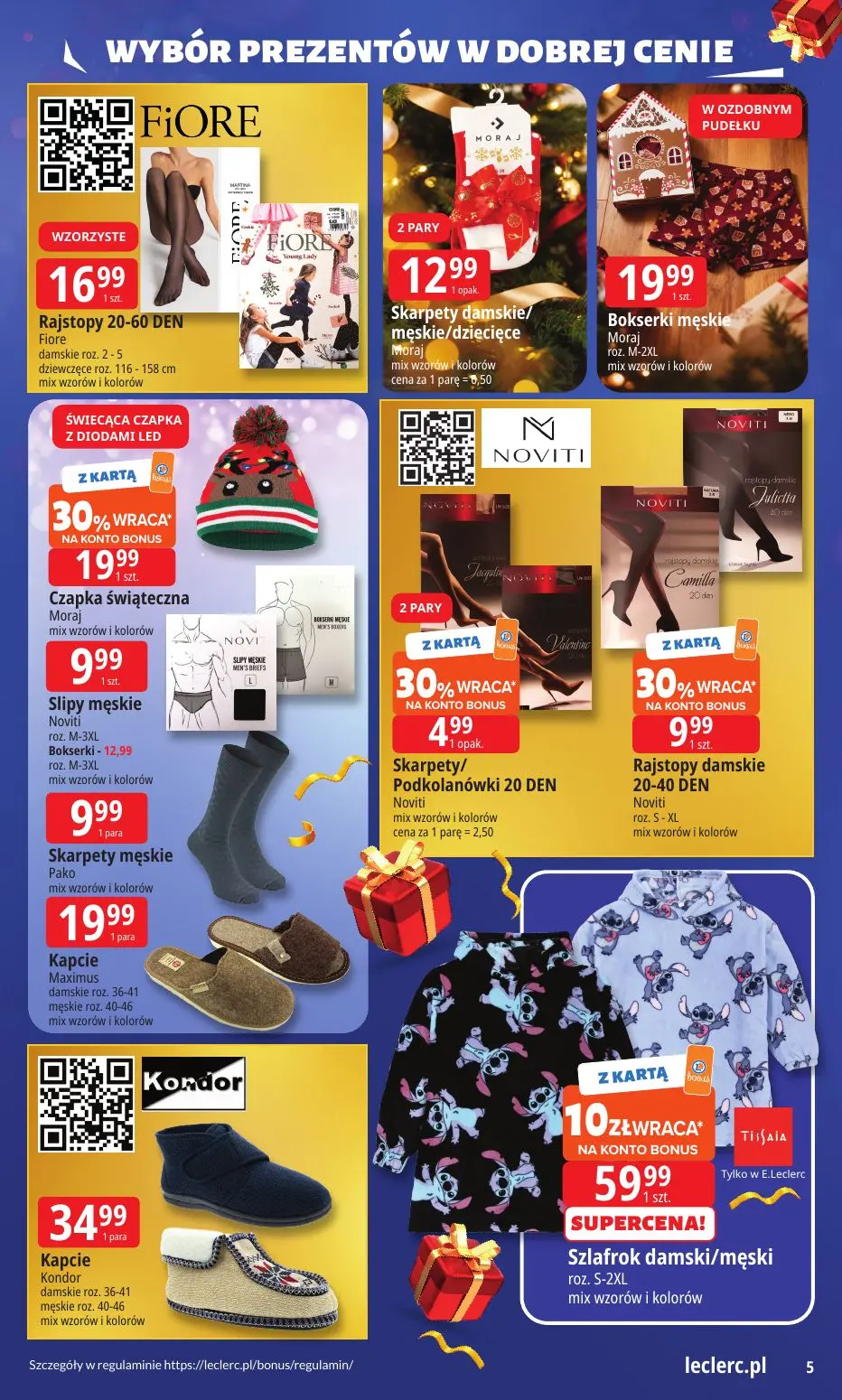 gazetka promocyjna E.Leclerc Wybór prezentów w dobrej cenie - Strona 5