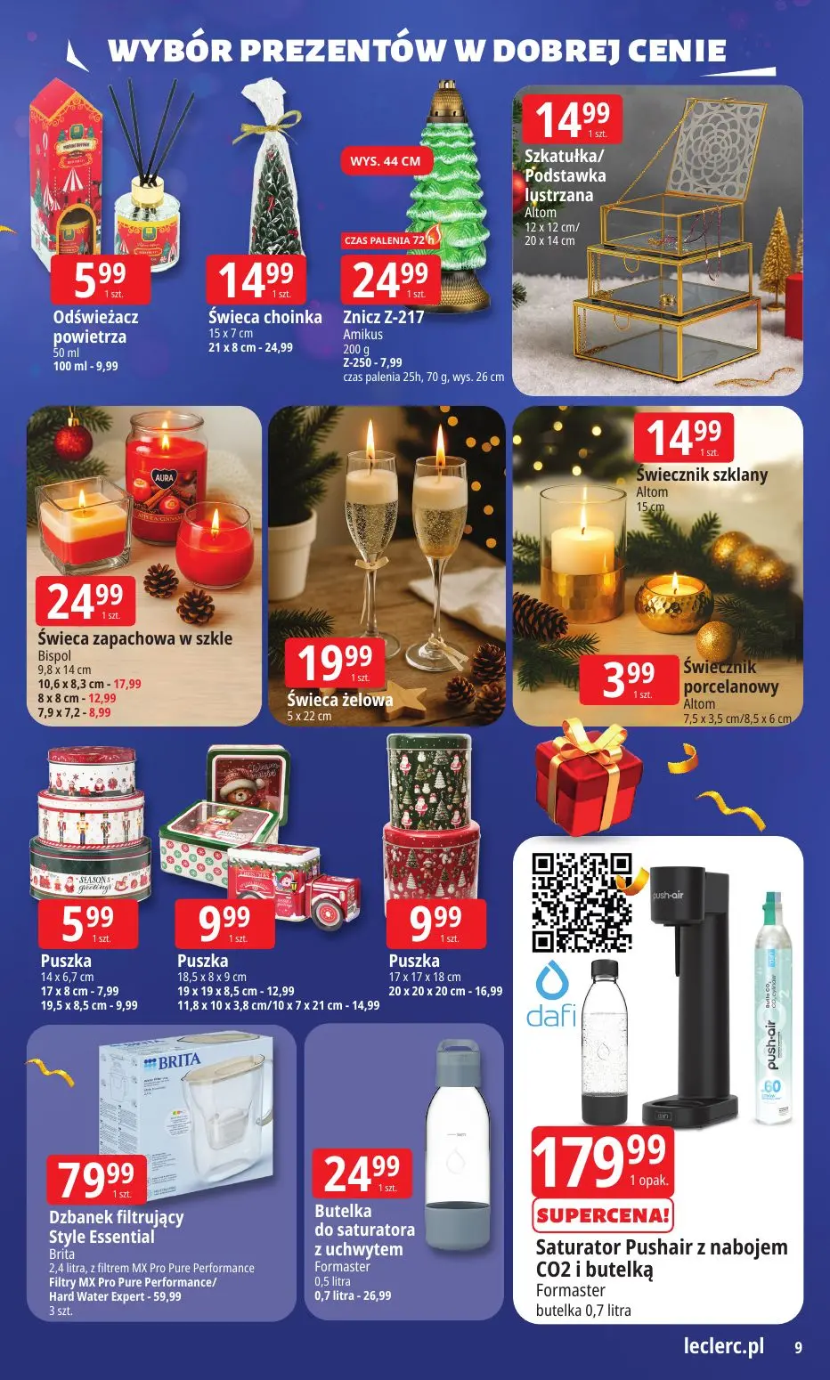 gazetka promocyjna E.Leclerc Wybór prezentów w dobrej cenie - Strona 9