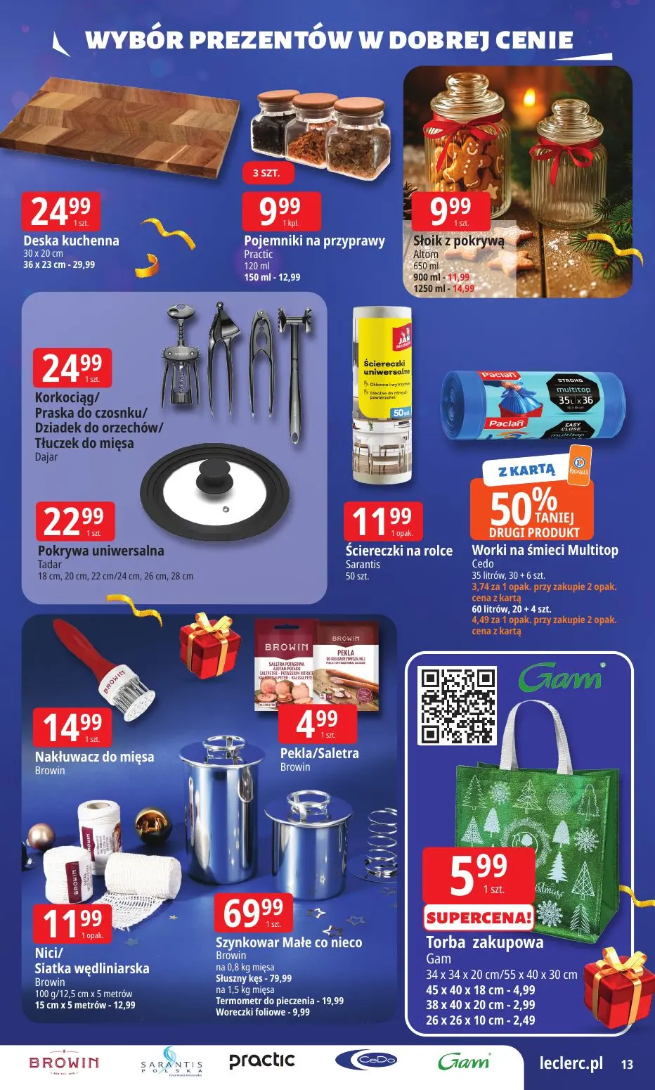 gazetka promocyjna E.Leclerc Wybór prezentów w dobrej cenie - Strona 13