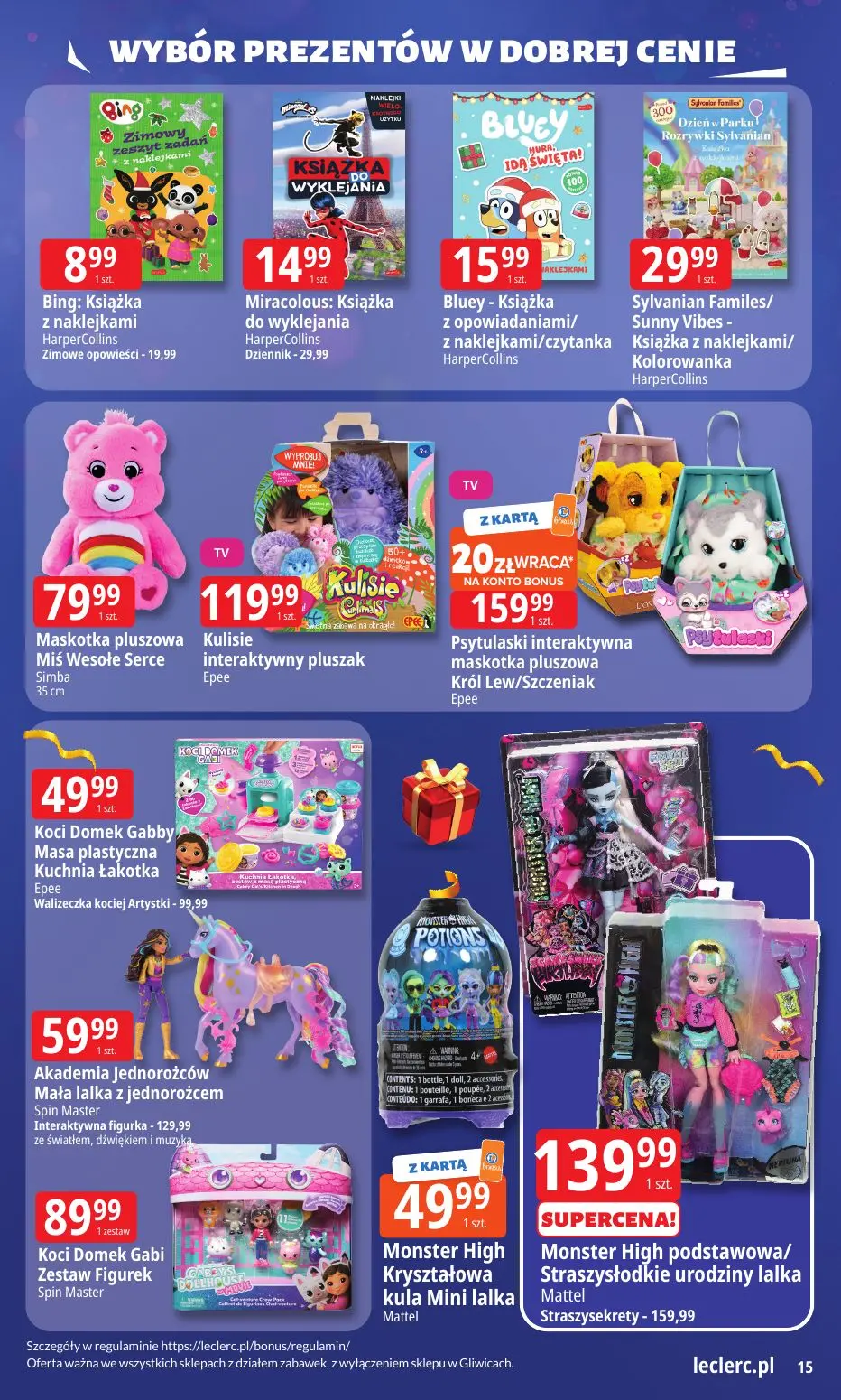 gazetka promocyjna E.Leclerc Wybór prezentów w dobrej cenie - Strona 15