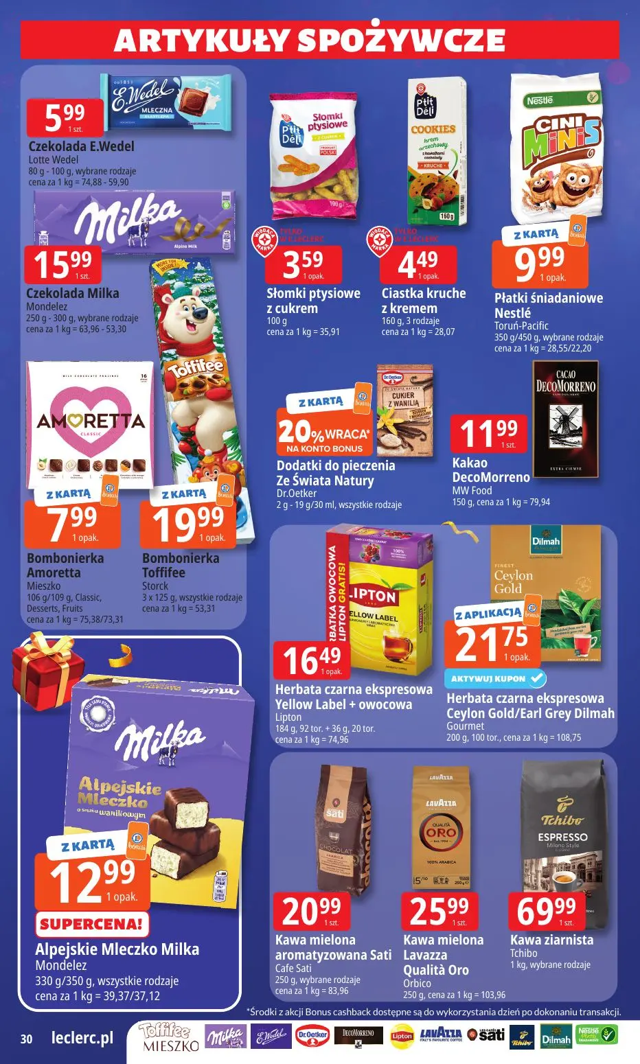 gazetka promocyjna E.Leclerc Wybór prezentów w dobrej cenie - Strona 30