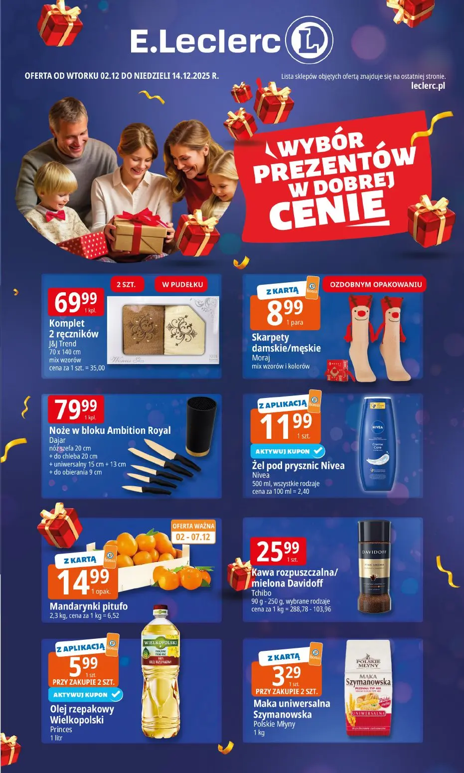 gazetka promocyjna E.Leclerc Wybór prezentów w dobrej cenie - Strona 1