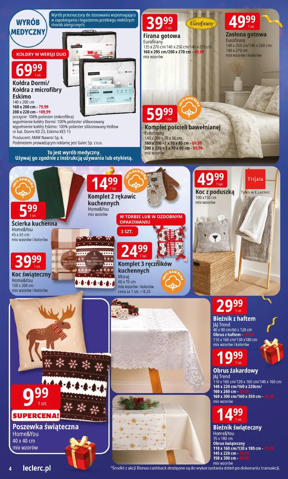 gazetka promocyjna E.Leclerc Wybór prezentów w dobrej cenie - Strona 4