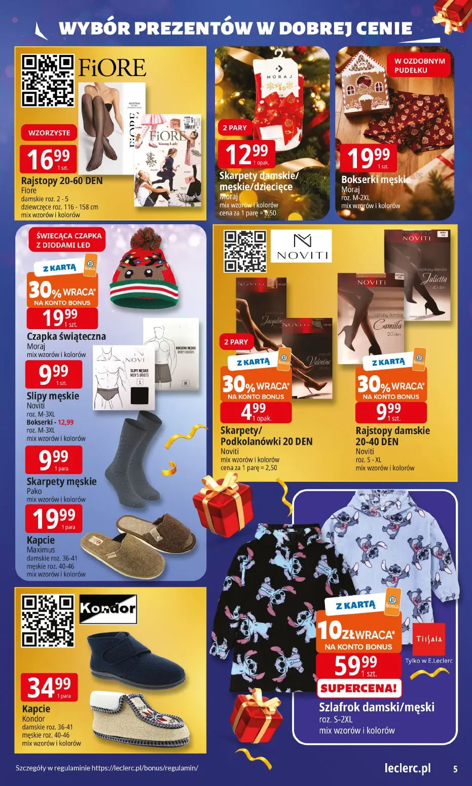 gazetka promocyjna E.Leclerc Wybór prezentów w dobrej cenie - Strona 5
