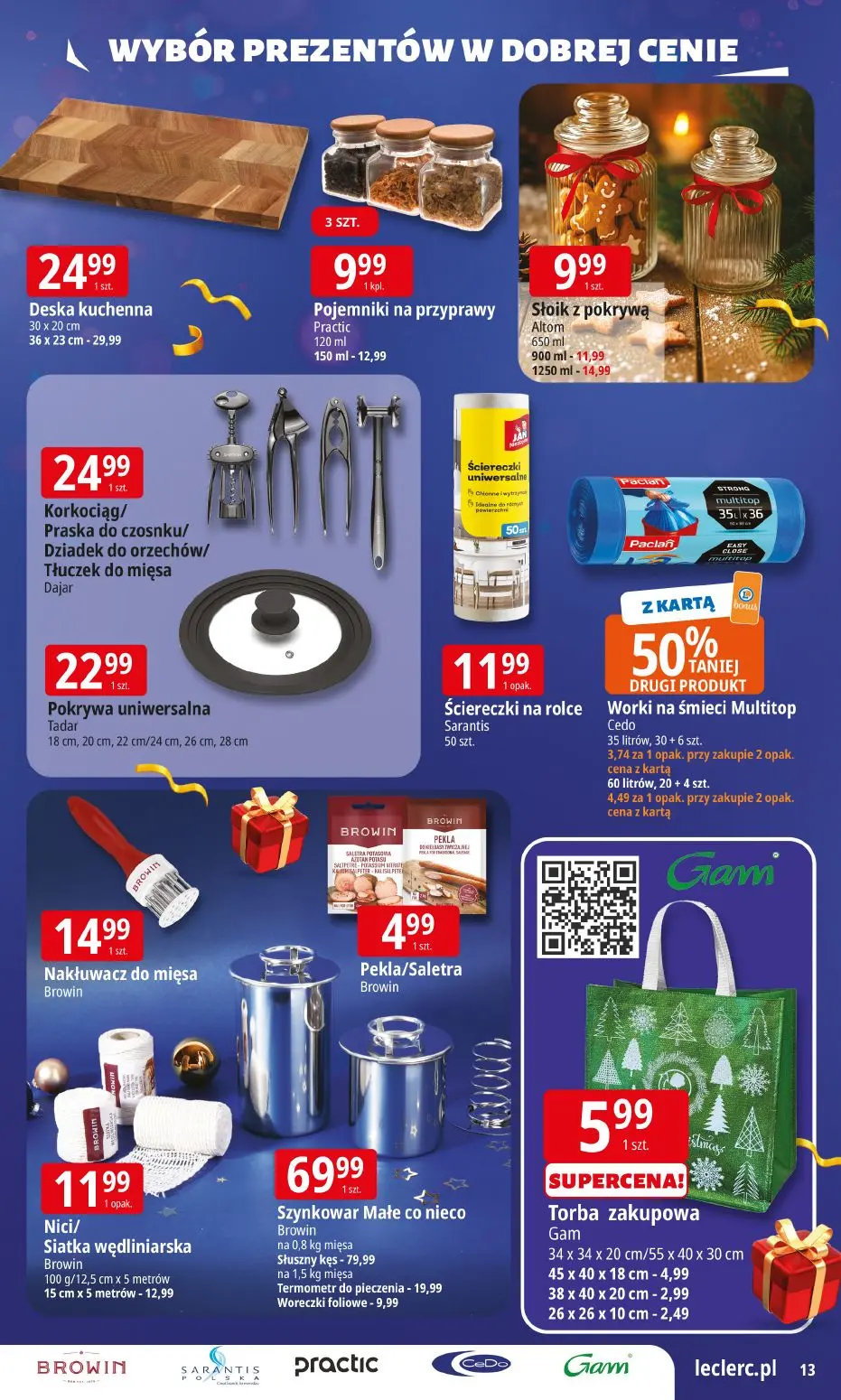 gazetka promocyjna E.Leclerc Wybór prezentów w dobrej cenie - Strona 13