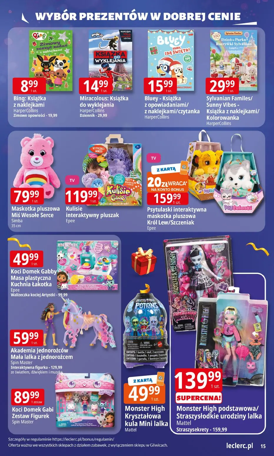 gazetka promocyjna E.Leclerc Wybór prezentów w dobrej cenie - Strona 15