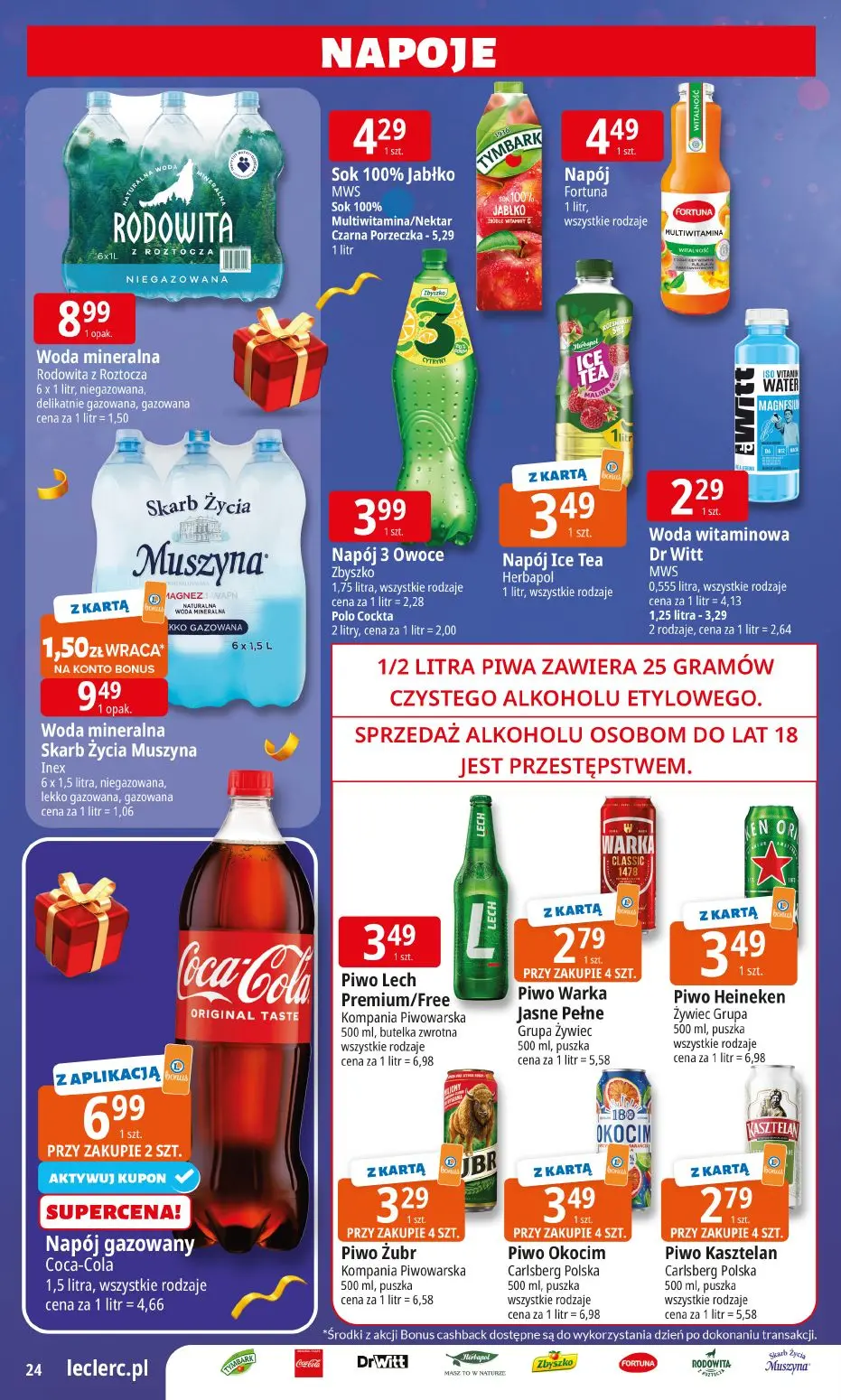 gazetka promocyjna E.Leclerc Wybór prezentów w dobrej cenie - Strona 24