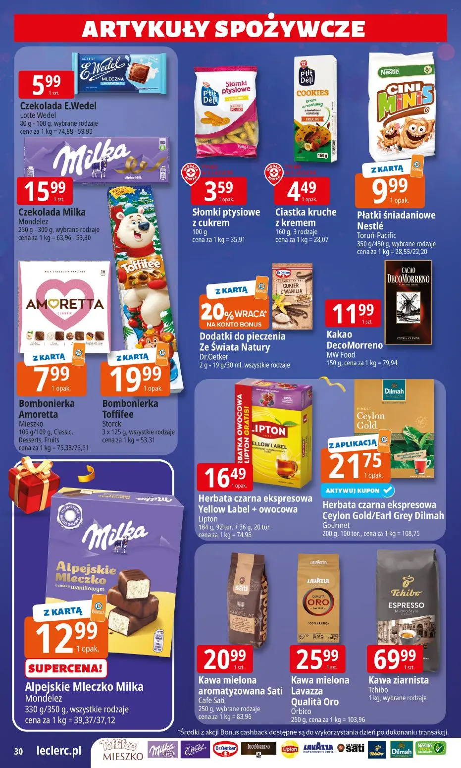 gazetka promocyjna E.Leclerc Wybór prezentów w dobrej cenie - Strona 30