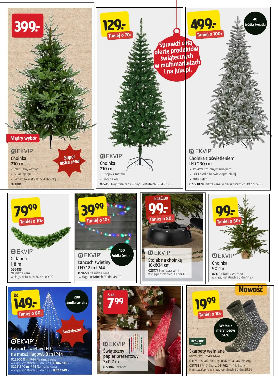 gazetka promocyjna JULA Z nami Święta się nie posypią! - Strona 2