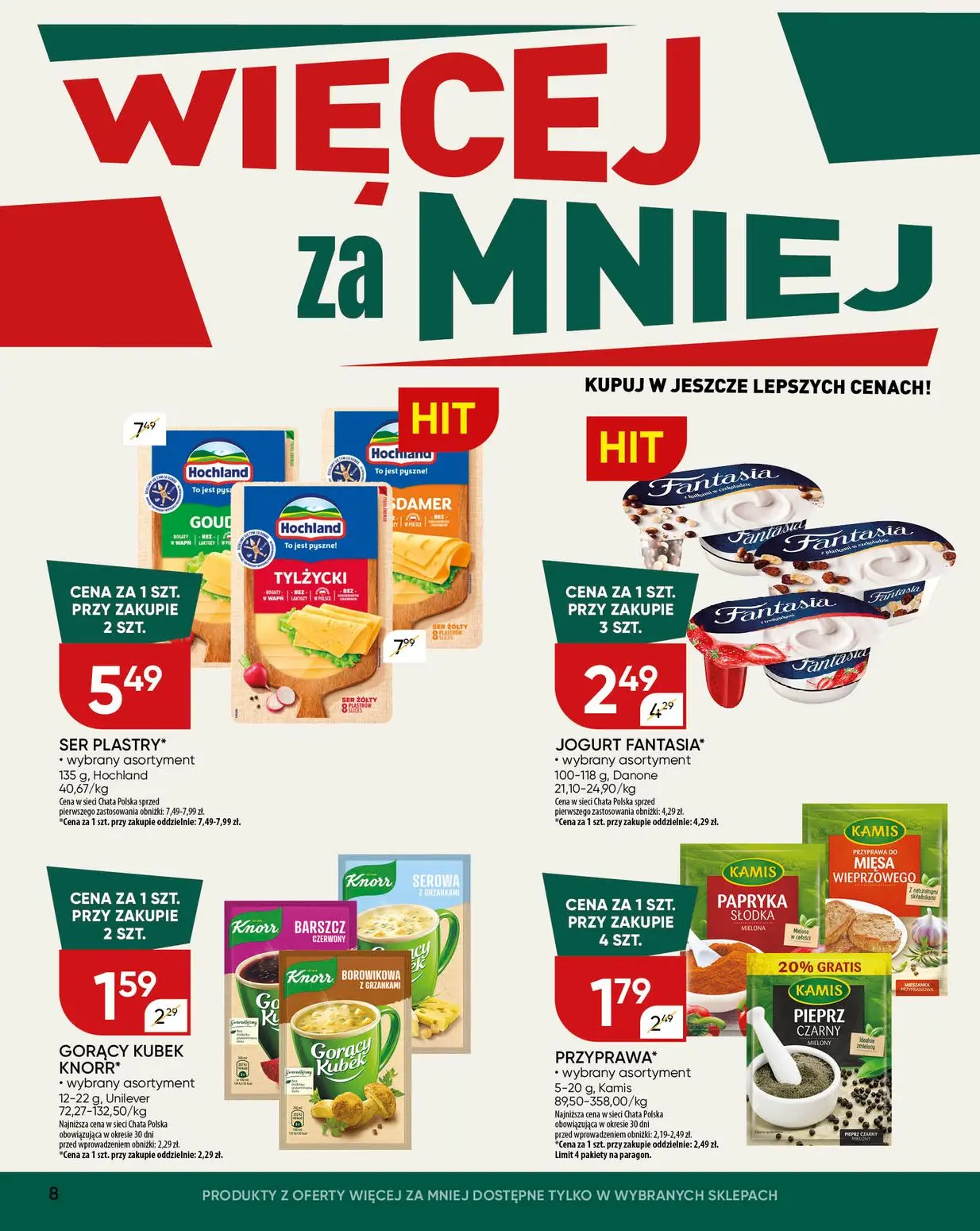 gazetka promocyjna Chata Polska  - Strona 8