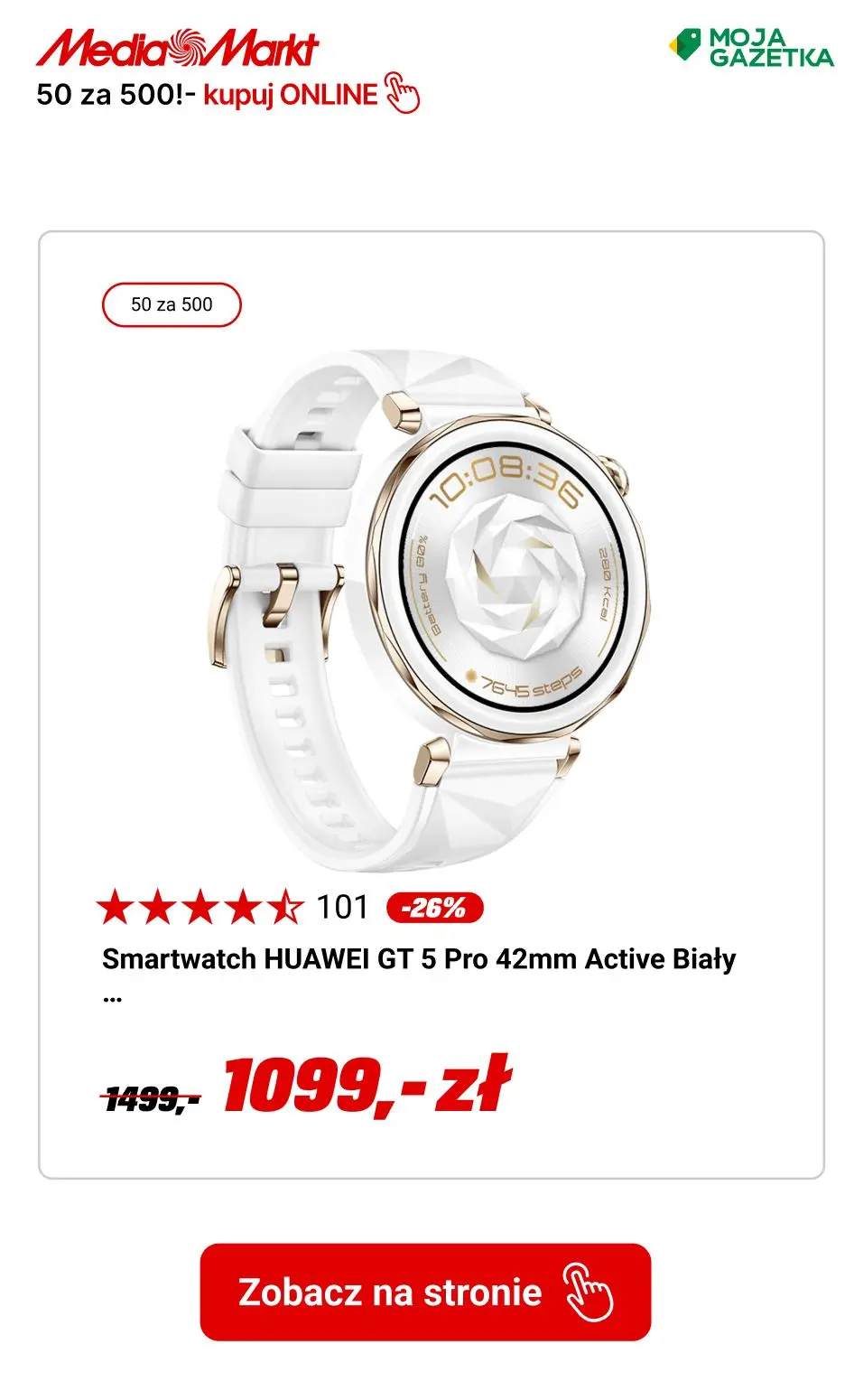 gazetka promocyjna Media Markt Zyskaj 50 zł za każde wydanie 500 zł! - Strona 3