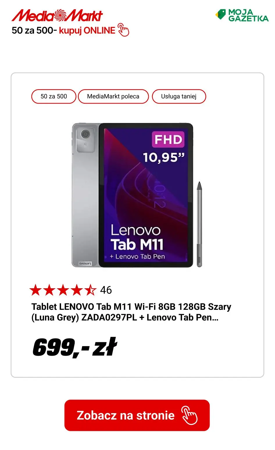 gazetka promocyjna Media Markt Zyskaj 50 zł za każde wydanie 500 zł! - Strona 8