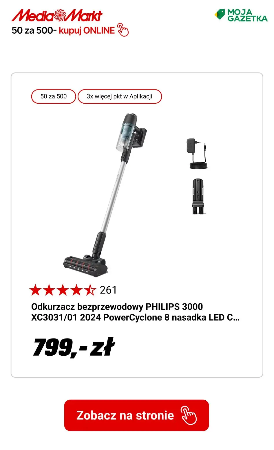 gazetka promocyjna Media Markt Zyskaj 50 zł za każde wydanie 500 zł! - Strona 10