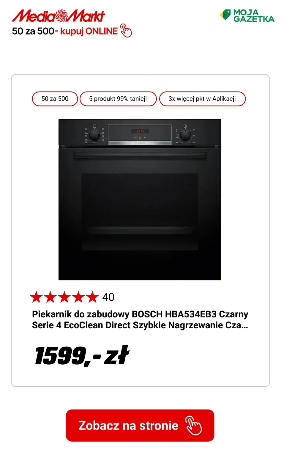 gazetka promocyjna Media Markt Zyskaj 50 zł za każde wydanie 500 zł! - Strona 14