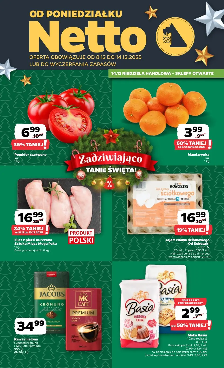 gazetka promocyjna NETTO Zadziwiająco tanie Święta - Strona 1