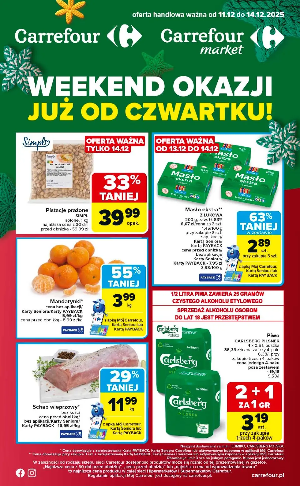 gazetka promocyjna Carrefour Market Weekend już od czwartku! - Strona 1