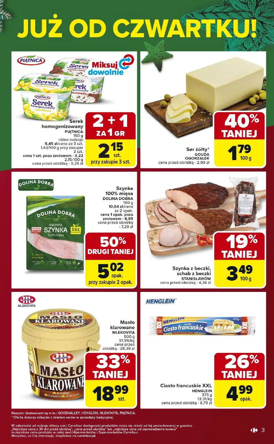 gazetka promocyjna Carrefour Market Weekend już od czwartku! - Strona 3