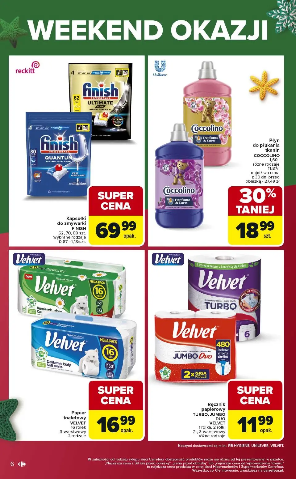 gazetka promocyjna Carrefour Market Weekend już od czwartku! - Strona 6