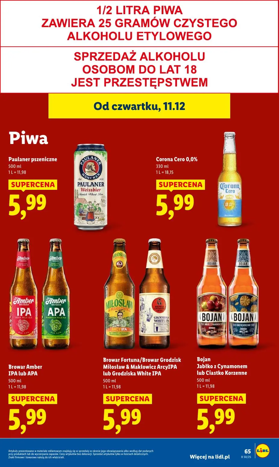 gazetka promocyjna LIDL Od czwartku - Strona 65