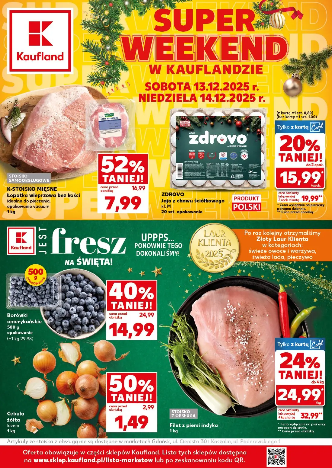 gazetka promocyjna Kaufland Super Weekend - Strona 1
