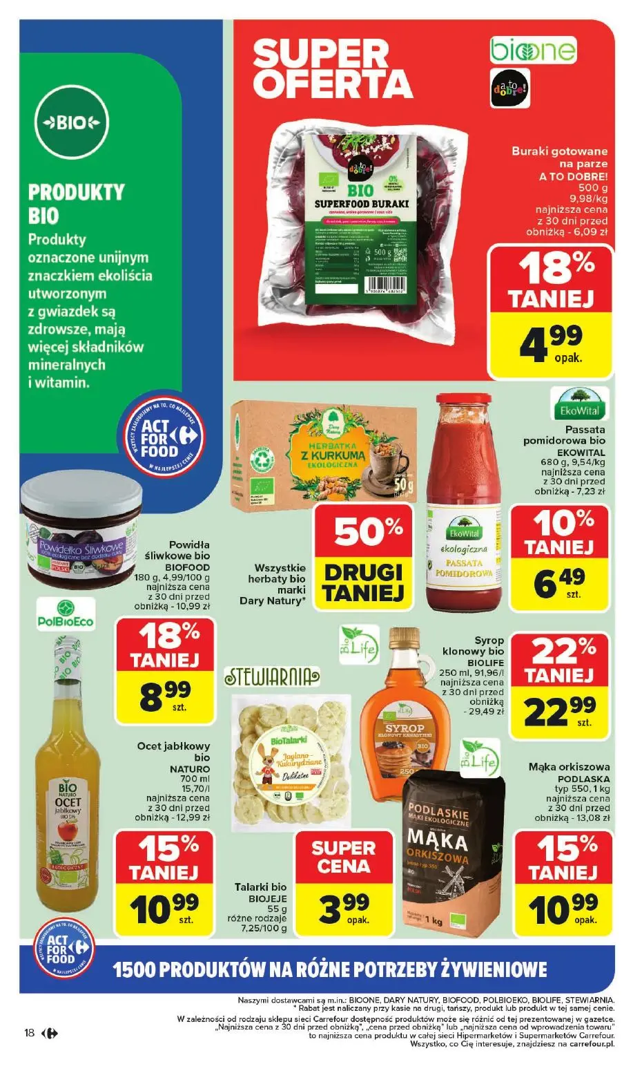 gazetka promocyjna Carrefour Na różne potrzeby żywieniowe - Strona 18