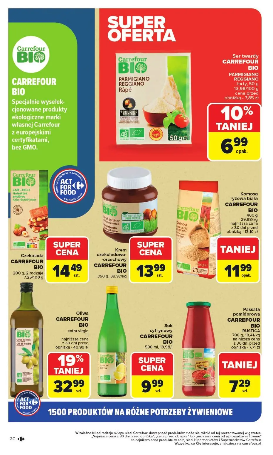 gazetka promocyjna Carrefour Na różne potrzeby żywieniowe - Strona 20