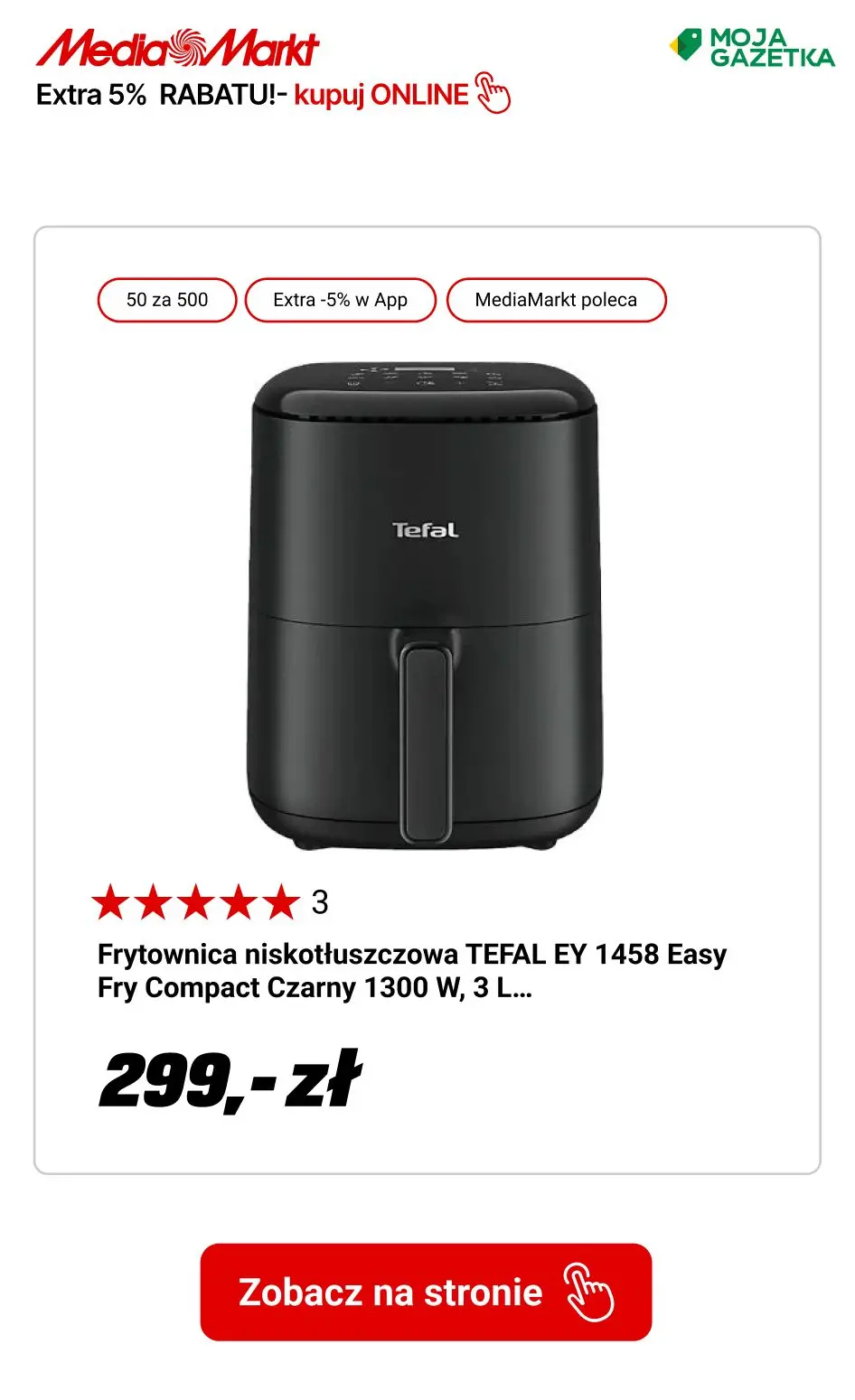 gazetka promocyjna Media Markt Zgarnij 50 zł za każde wydane 500 zł i dodatkowe 5% rabatu w aplikacji! - Strona 7