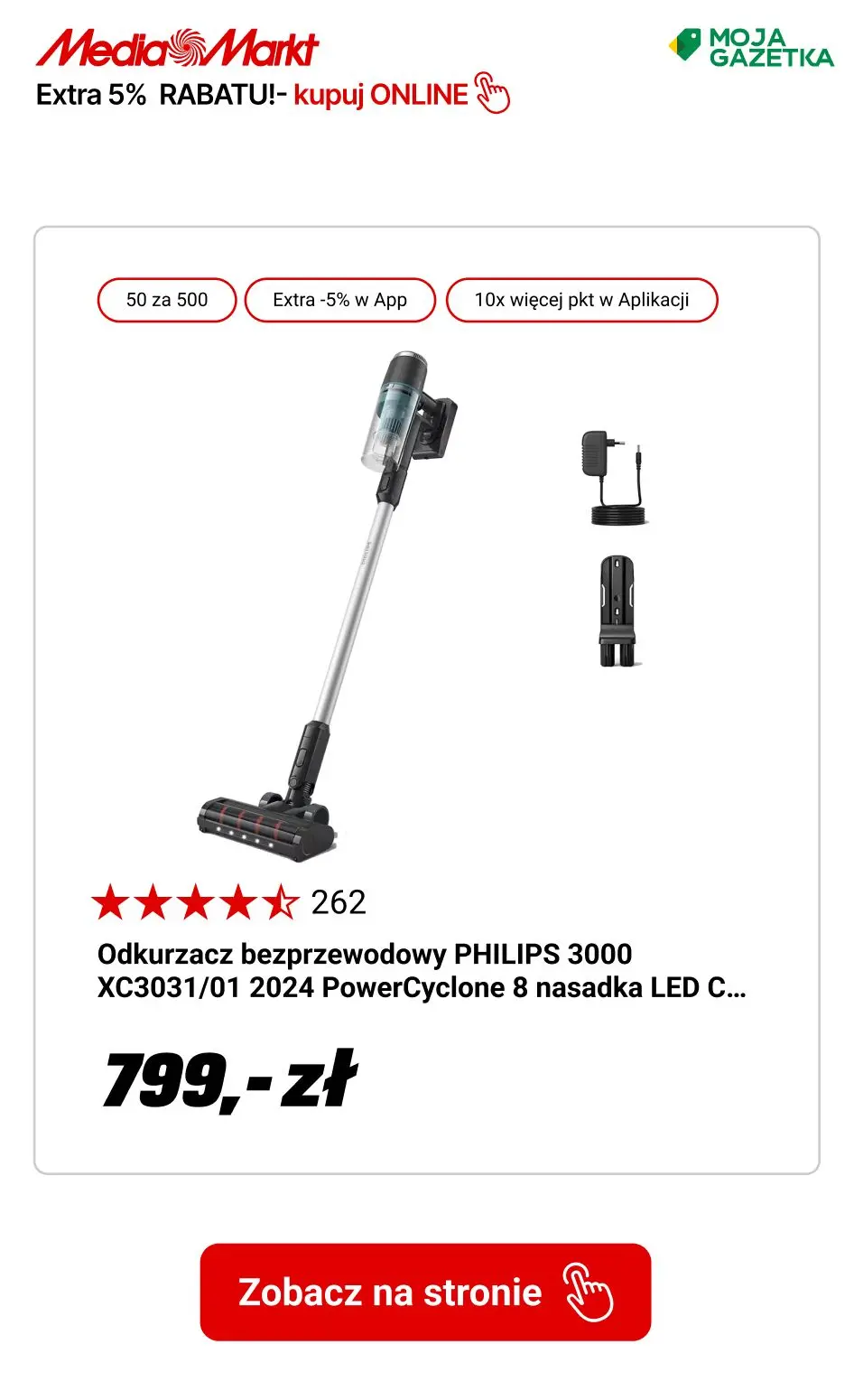 gazetka promocyjna Media Markt Zgarnij 50 zł za każde wydane 500 zł i dodatkowe 5% rabatu w aplikacji! - Strona 8