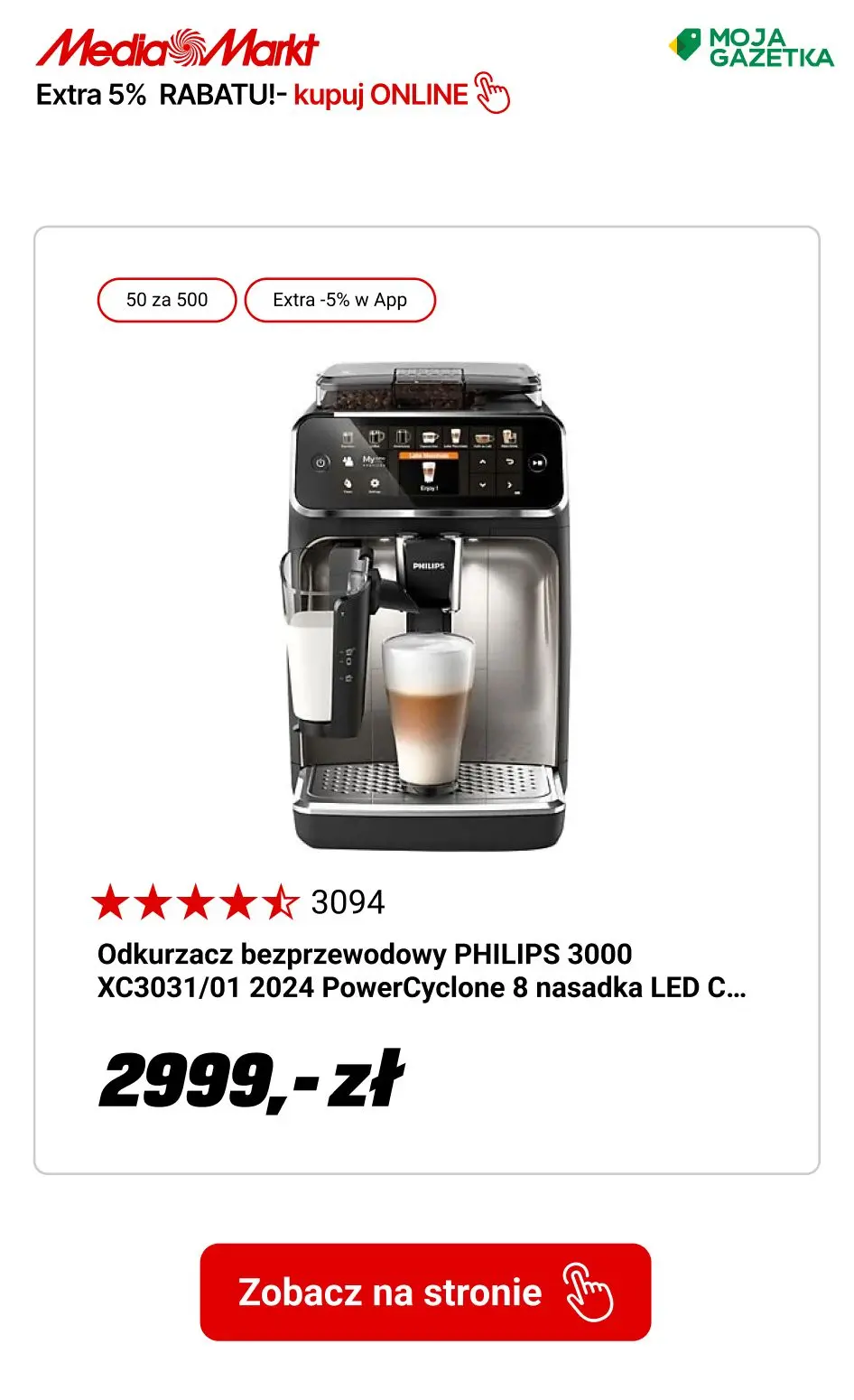 gazetka promocyjna Media Markt Zgarnij 50 zł za każde wydane 500 zł i dodatkowe 5% rabatu w aplikacji! - Strona 9