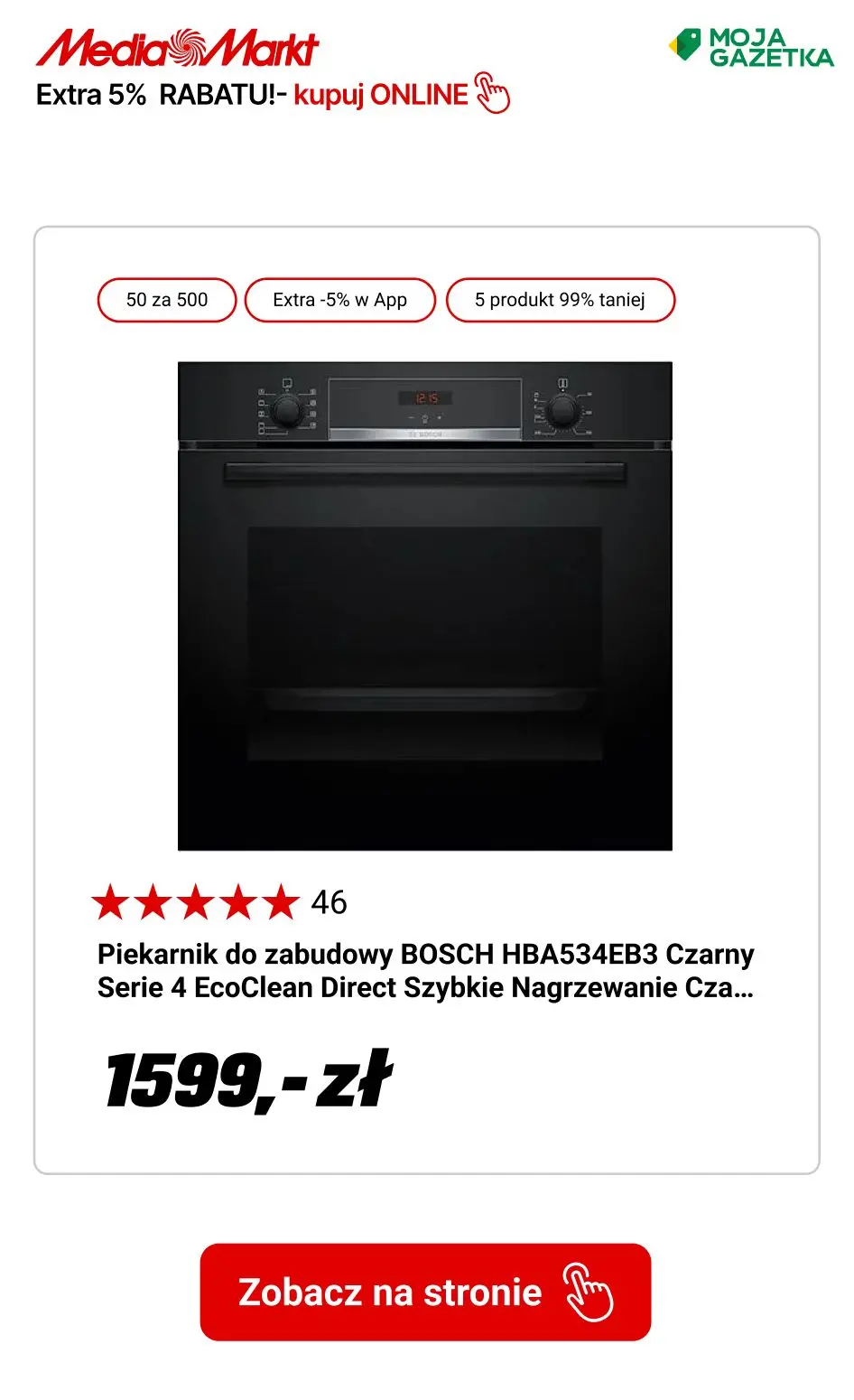 gazetka promocyjna Media Markt Zgarnij 50 zł za każde wydane 500 zł i dodatkowe 5% rabatu w aplikacji! - Strona 13