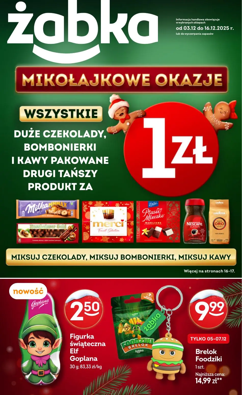 gazetka promocyjna Żabka Mikołajkowe okazje - Strona 1
