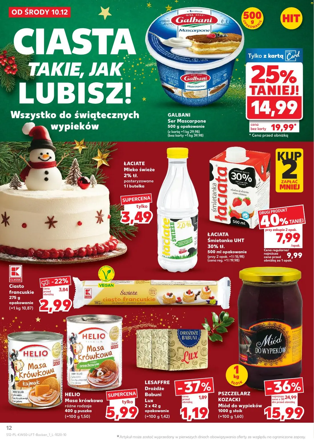 gazetka promocyjna Kaufland Święta takie, jak lubisz! - Strona 12