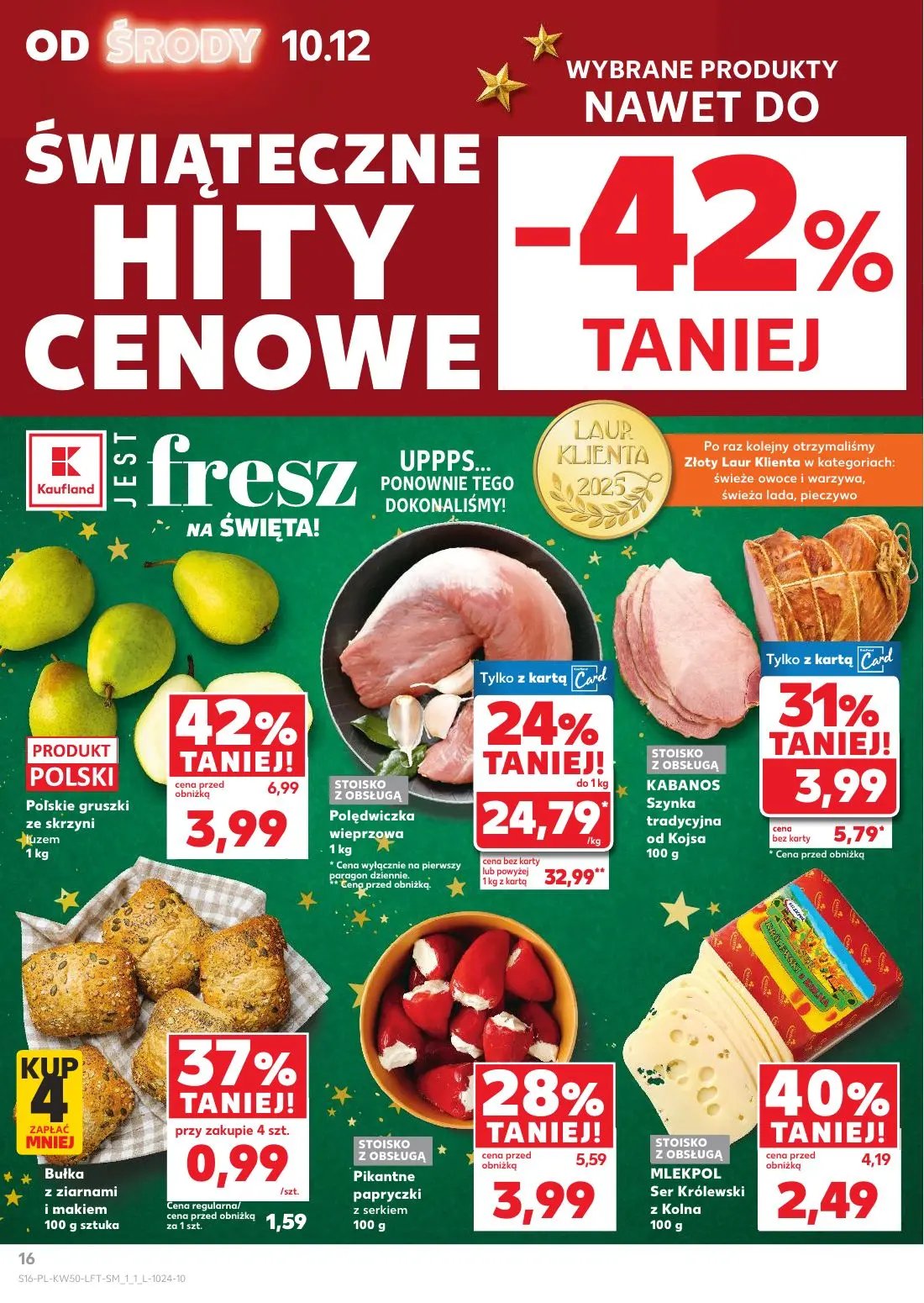 gazetka promocyjna Kaufland Święta takie, jak lubisz! - Strona 16