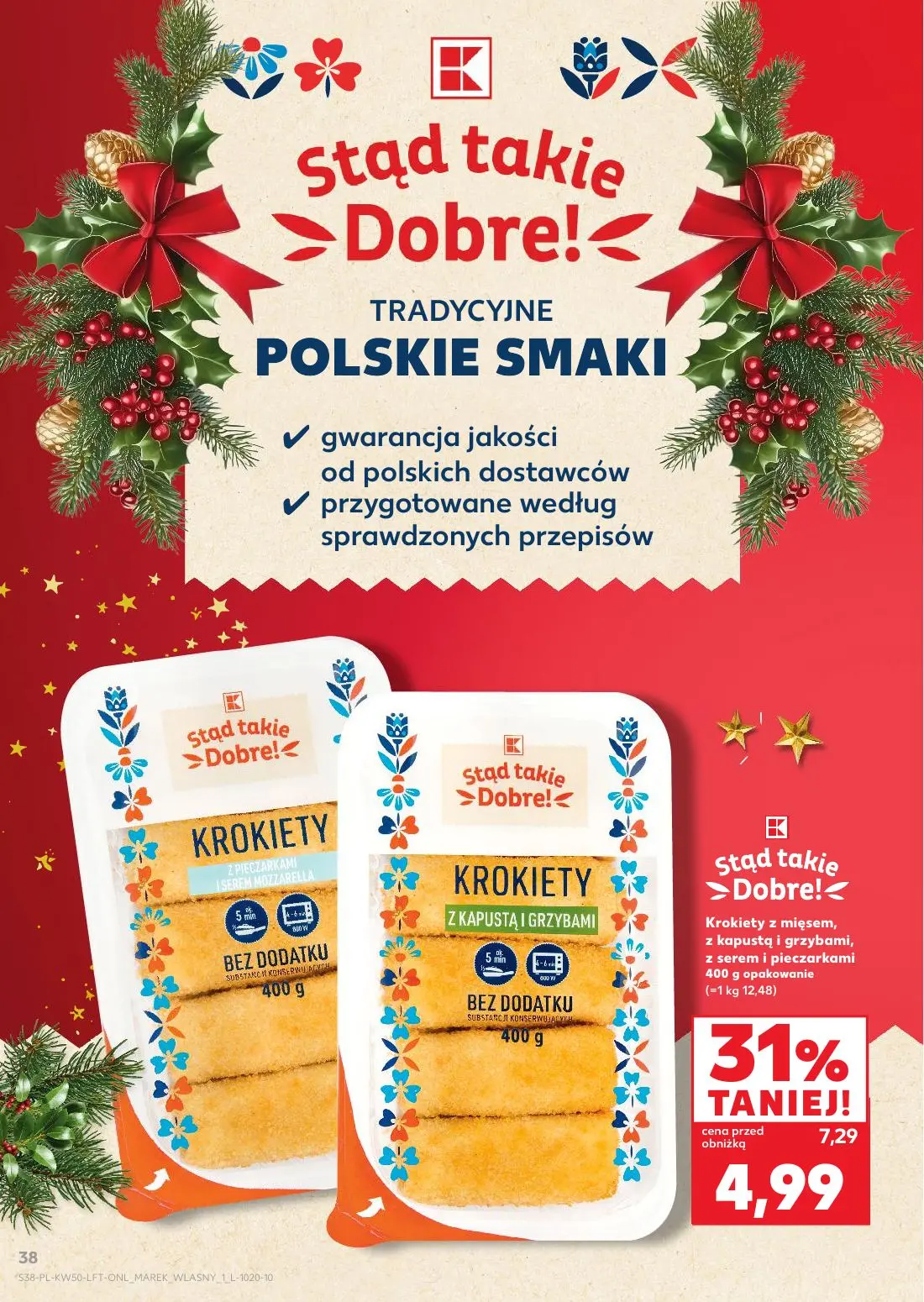 gazetka promocyjna Kaufland Święta takie, jak lubisz! - Strona 38