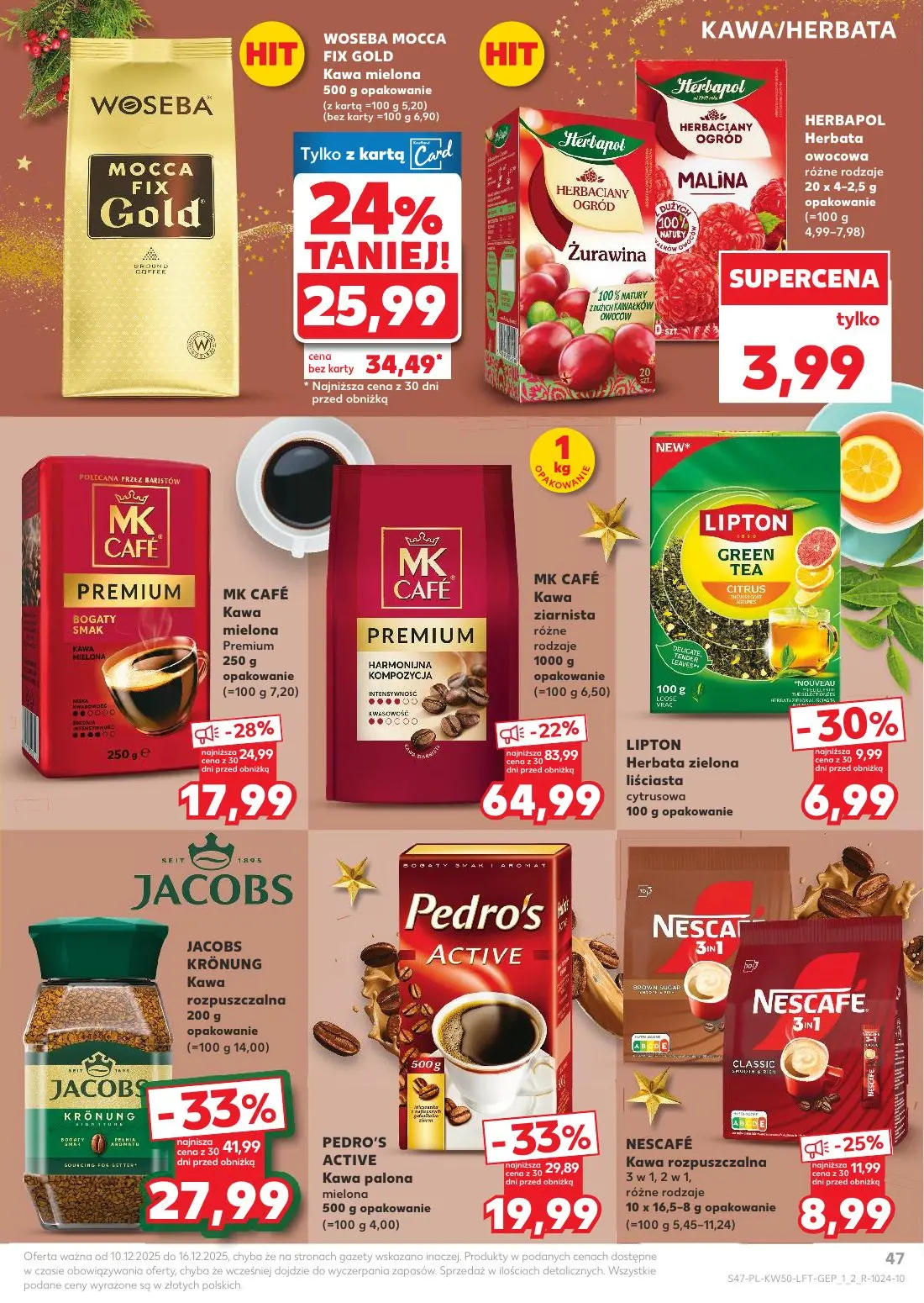 gazetka promocyjna Kaufland Święta takie, jak lubisz! - Strona 47