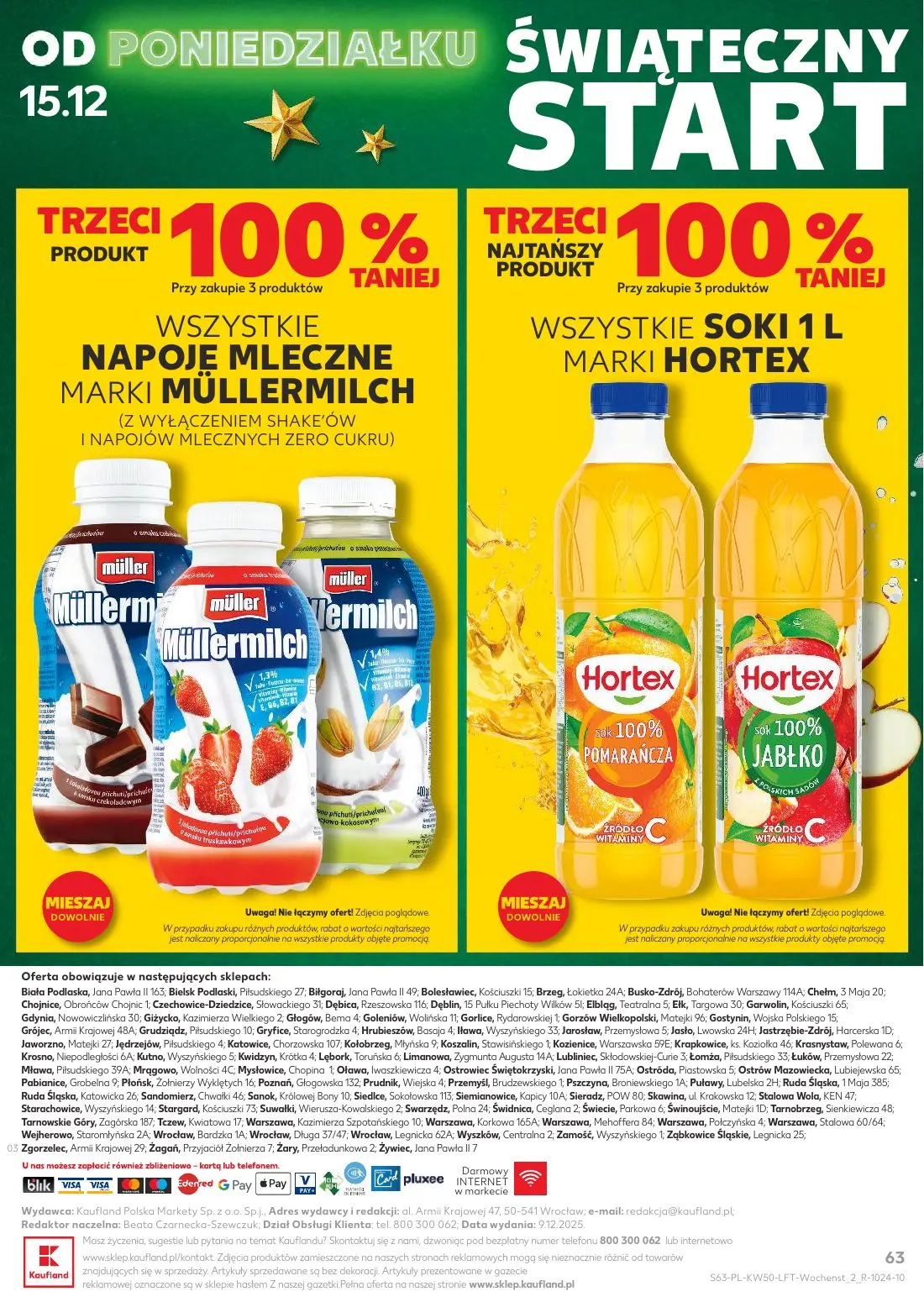 gazetka promocyjna Kaufland Święta takie, jak lubisz! - Strona 63