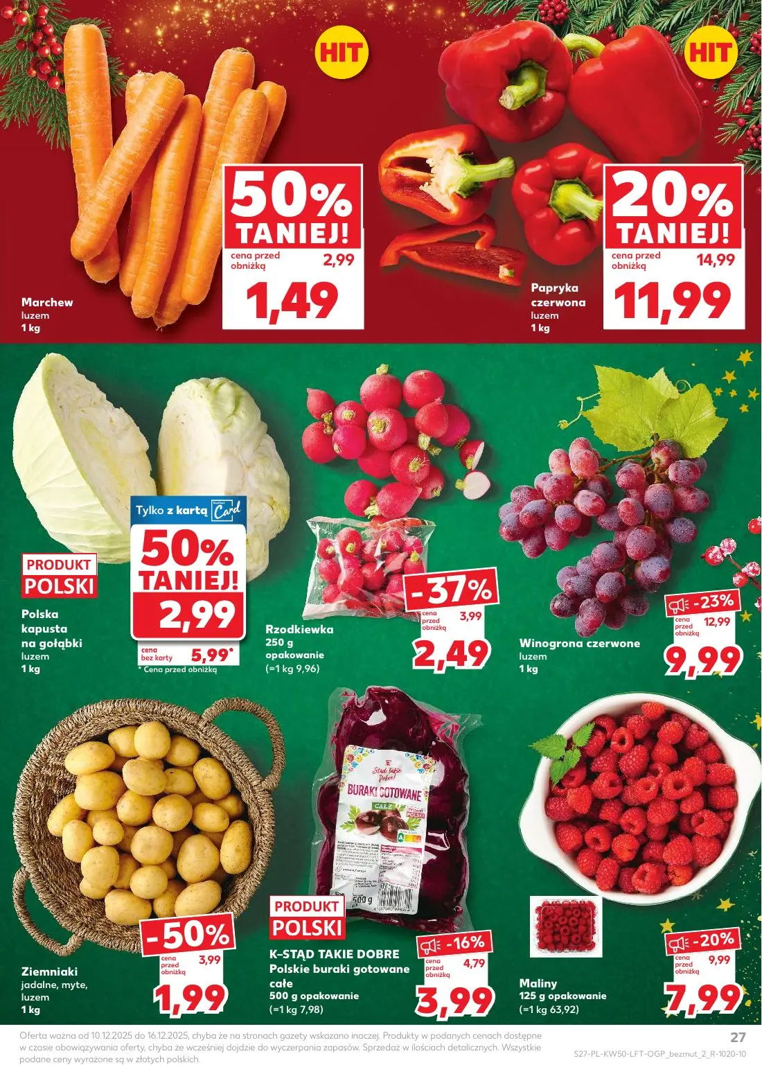 gazetka promocyjna Kaufland Święta takie, jak lubisz! - Strona 27