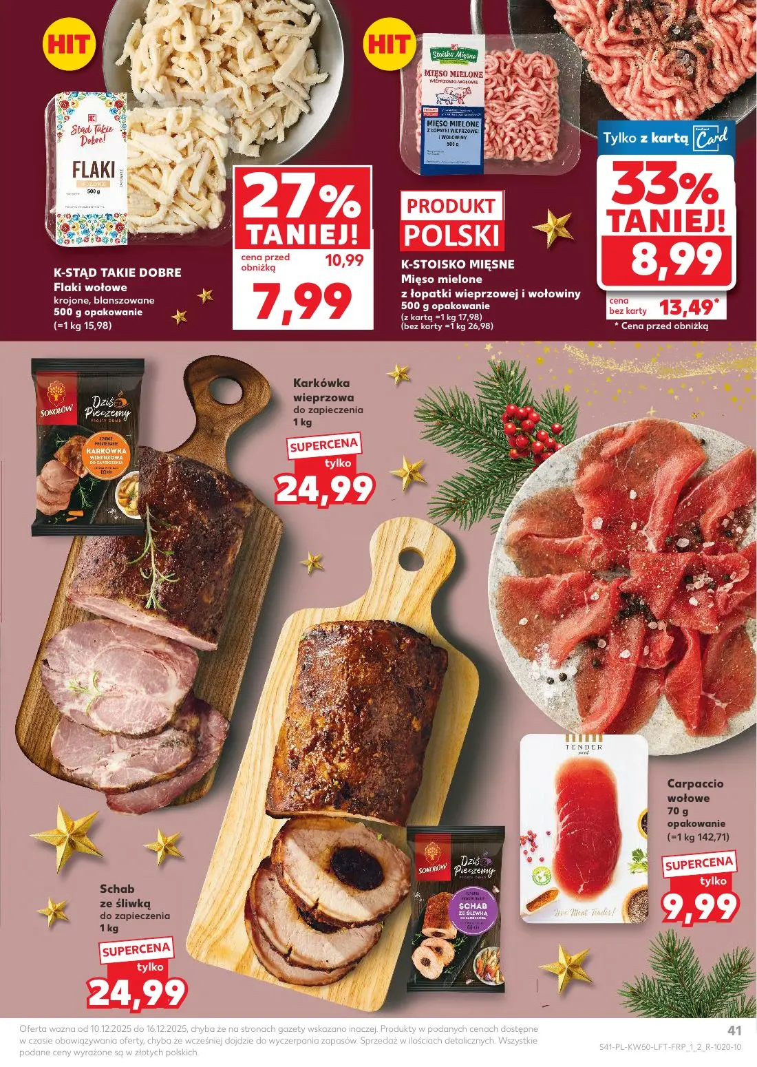 gazetka promocyjna Kaufland Święta takie, jak lubisz! - Strona 41