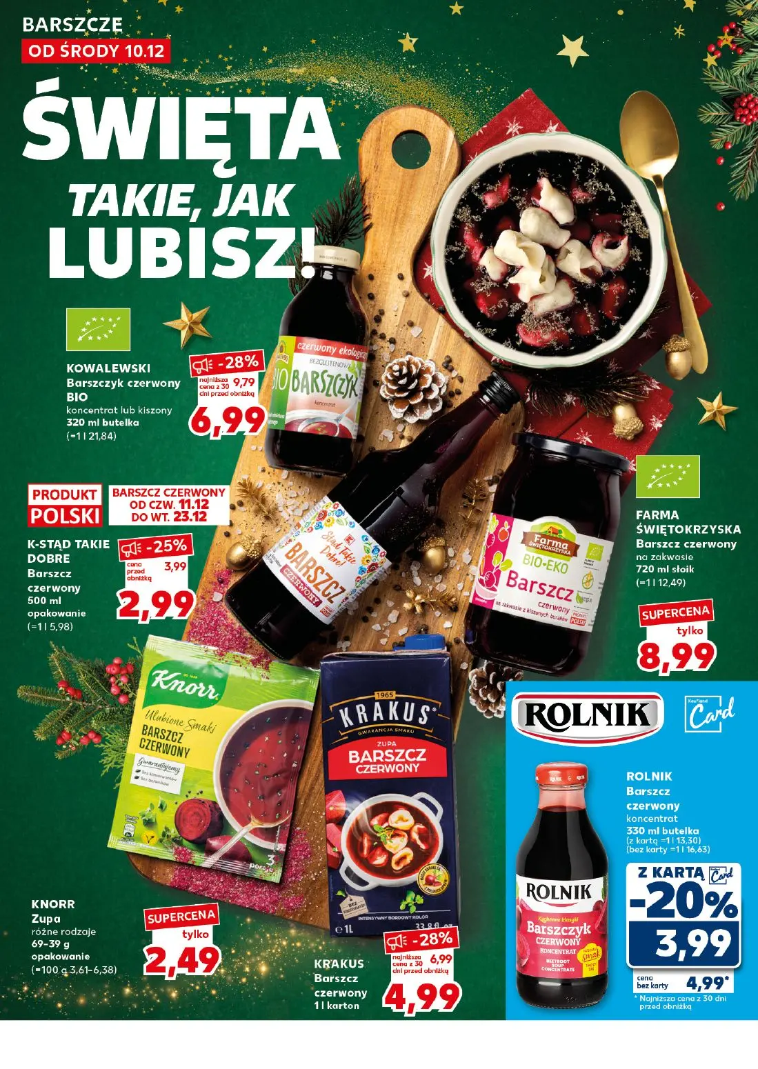 gazetka promocyjna Kaufland Święta takie, jak lubisz! - Strona 10