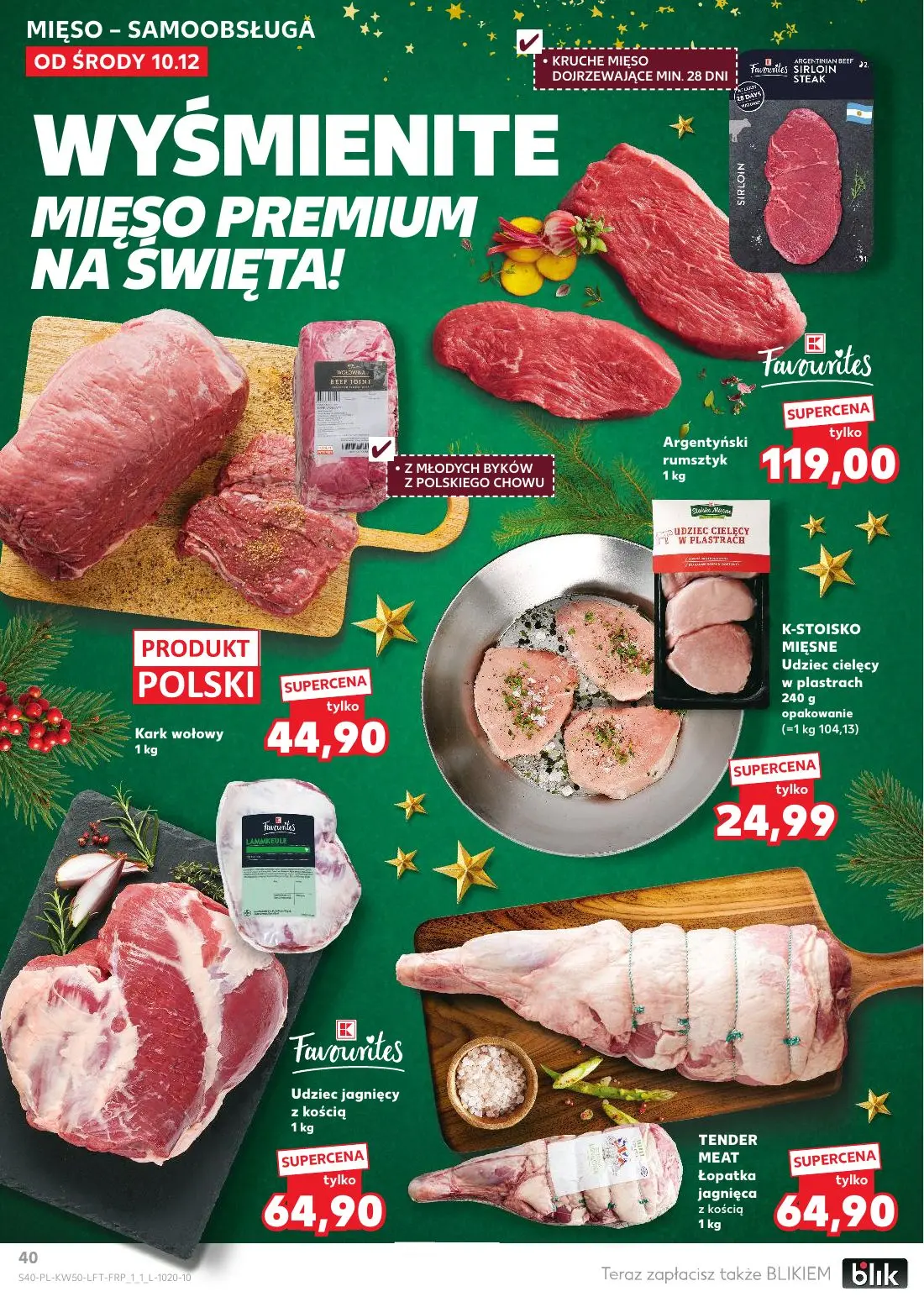 gazetka promocyjna Kaufland Święta takie, jak lubisz! - Strona 40