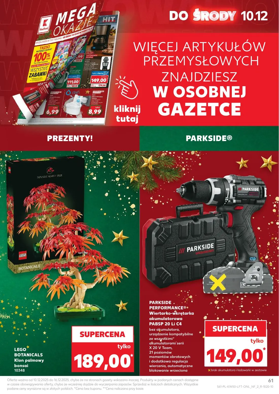 gazetka promocyjna Kaufland Święta takie, jak lubisz! - Strona 61