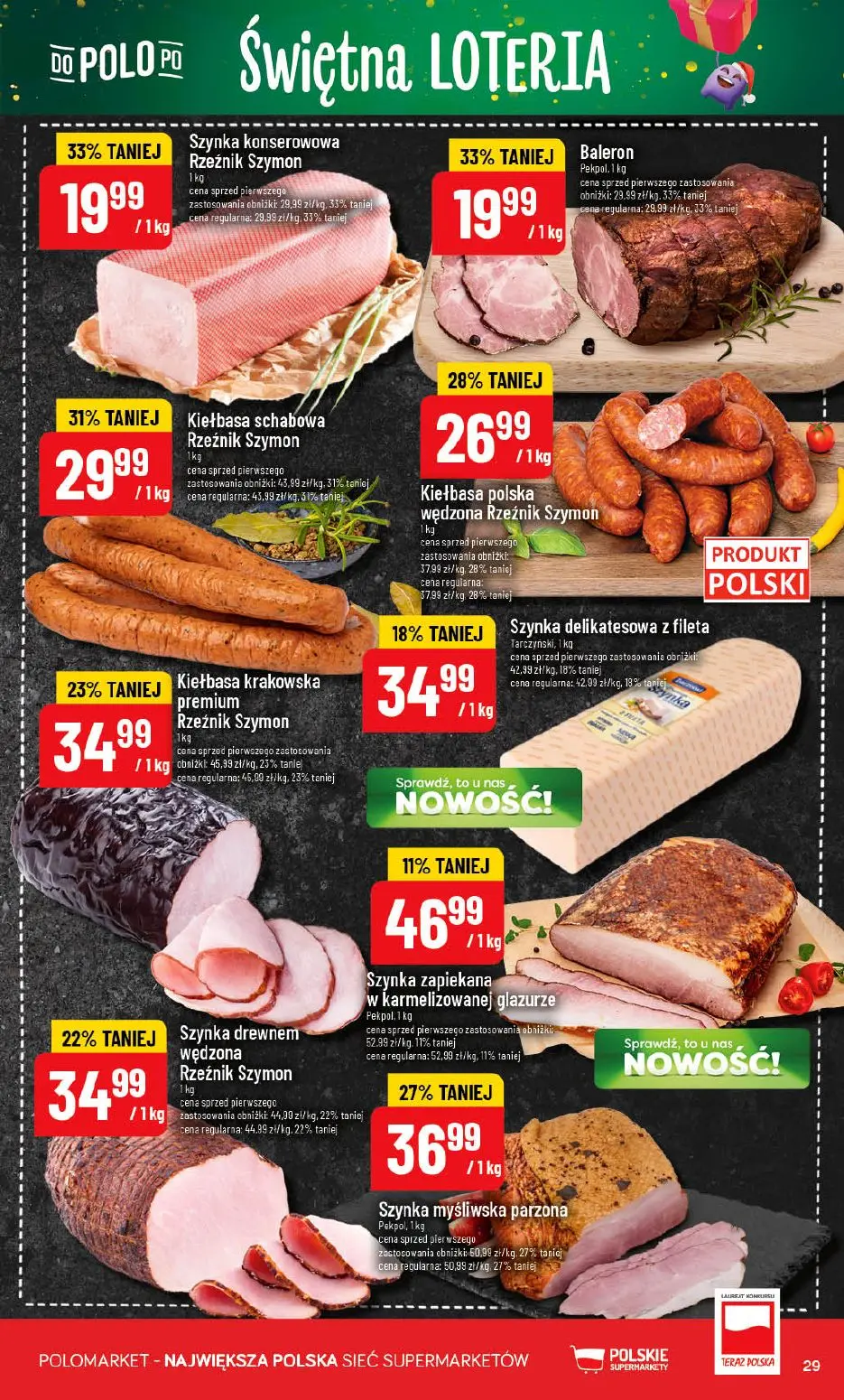 gazetka promocyjna POLOmarket Świętna loteria - Strona 29